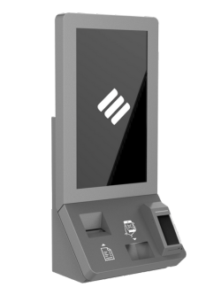 Terminal de autogestión EXO T27 V para comercios